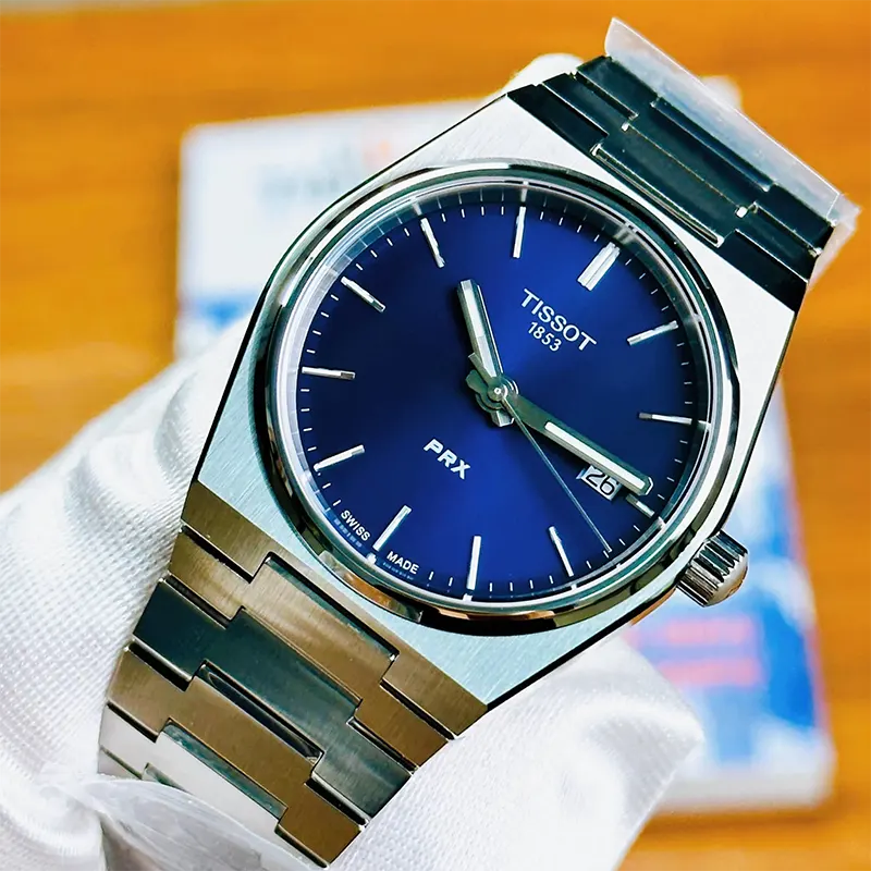 Tissot PRX Swiss Quartz 35mm Blue Dial Unisex Watch- T137.210.11.041.00